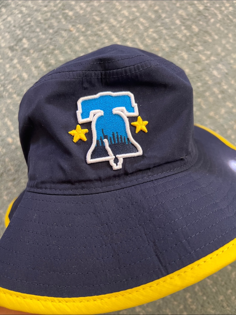 Philadelphia Phillies Navy Bucket Hat Liberty Bell City Connect Logo - Picture 5 of 5